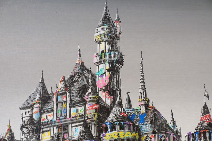 Dismaland castle  Giclée print